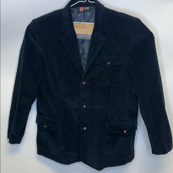 Nick(it) XXL corduroy sport coat Black - Picture 1 of 5